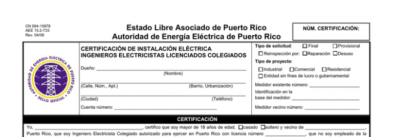 ¿Necesita Una Certificación Eléctrica? – JT Electrical Contrator